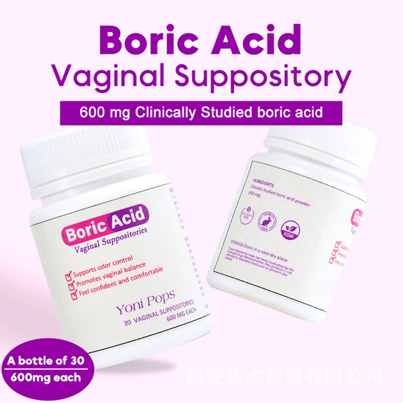 Boric Acid Vaginal Suppositories
